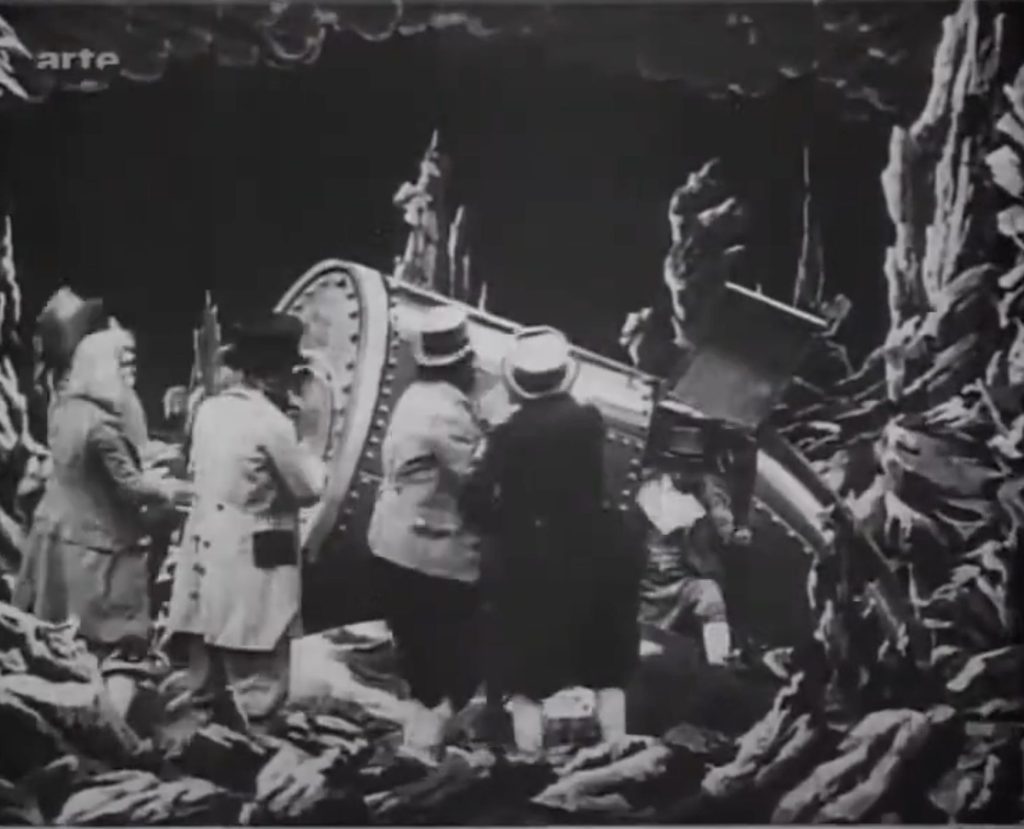 Szene aus Georges Meliès "Reise zum Mond" 1902